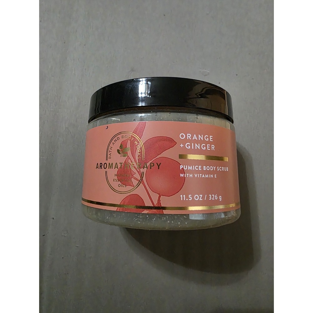 Bath & Body Works Aromatherapy Orange + Ginger Pumice Body Scrub 11.5 oz